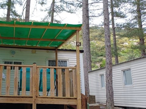 Mobilhome 2 personnes - ANCOLIE - 2 personnes - 1 chambre- climatisation