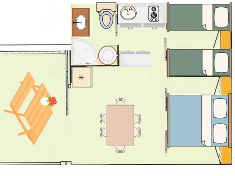 CHALET 5 personnes - Chalet 3 Pièces 5 Personnes