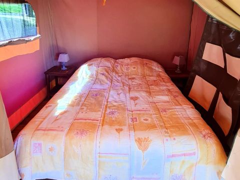 Bungalow toilé 5 personnes - Bungalow Toilé Luxe 3 Pièces 5 Personnes Sans Sanitaire PMR