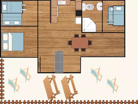 CHALET 9 personnes - Cabri'lodge 4 Pièces 7/9 Personnes Climatisé + TV