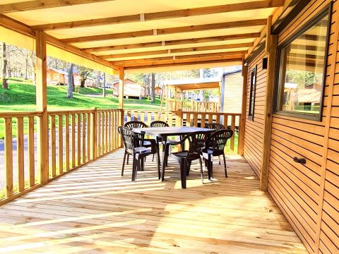 MOBILHOME 6 personnes - Mobil Home Terracotta 4 Pièces 6 Personnes + TV