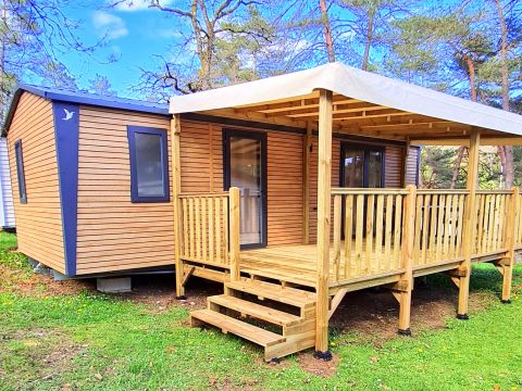 MOBILHOME 4 personnes - Mobil Home Terracotta 3 Pièces 4 Personnes + TV