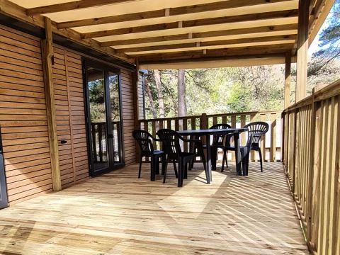 MOBILHOME 4 personnes - Mobil Home Terracotta 3 Pièces 4 Personnes + TV