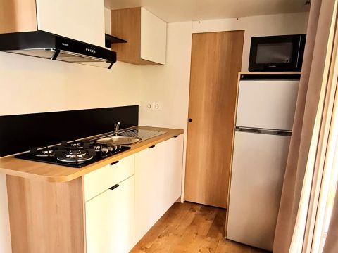 MOBILHOME 4 personnes - Mobil Home Terracotta 3 Pièces 4 Personnes + TV