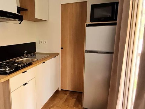 MOBILHOME 4 personnes - Mobil Home Terracotta 3 Pièces 4 Personnes + TV