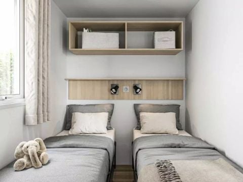 MOBILHOME 4 personnes - Mobil Home Luxe Panoramique 3 Pièces 4 Personnes + TV