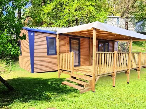 MOBILHOME 6 personnes - Mobil Home Terracotta Luxe 4 Pièces 6 Personnes + TV