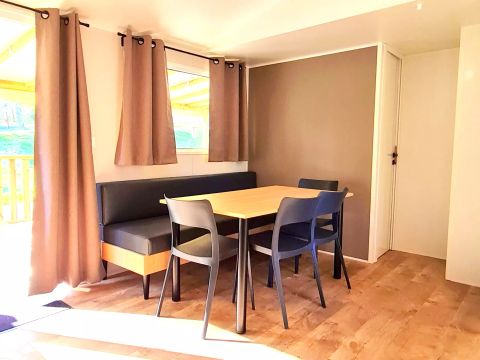 MOBILHOME 6 personnes - Mobil Home Terracotta Luxe 4 Pièces 6 Personnes + TV