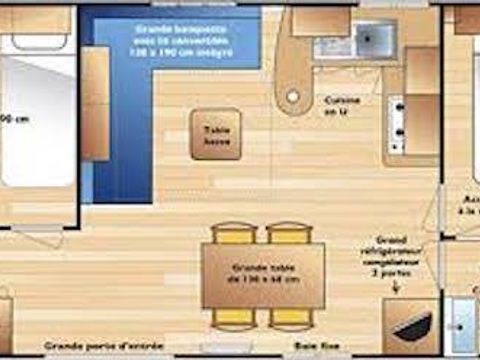 MOBILHOME 4 personnes - 2014 (5eme et 6eme personne possible en supplément)
