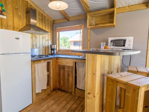 TENTE TOILE ET BOIS 5 personnes - SAFARI Lodge 5 pers