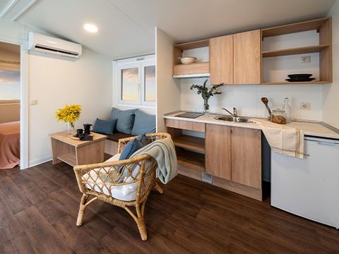 MOBILHOME 6 personnes - Comfort | 3 Ch. | 6 Pers. | Terrasse surélevée | Clim.