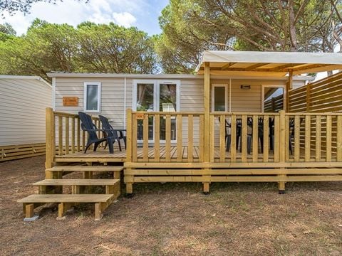 MOBILHOME 6 personnes - Comfort | 3 Ch. | 6 Pers. | Terrasse surélevée | Clim.