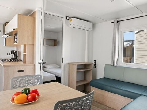 MOBILHOME 4 personnes - Comfort | 2 Ch. | 4 Pers. | Terrasse surélevée | Clim.