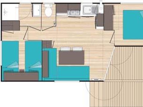 MOBILHOME 4 personnes - NOUMEA