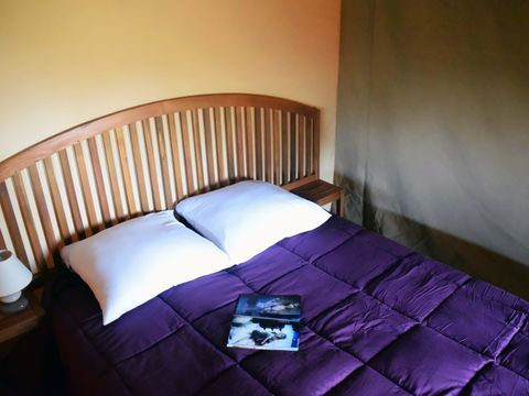 Tente en toile et en bois 5 personnes - LODGE KENYA - SANS SANITAIRES