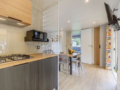 Mobilhome 4 personnes - GRAND - CONFORT » - 2 chambres - CLIM - TV