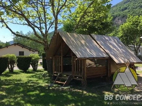 Bungalow toilé 2 personnes - Cyclotente - 1 Pièces