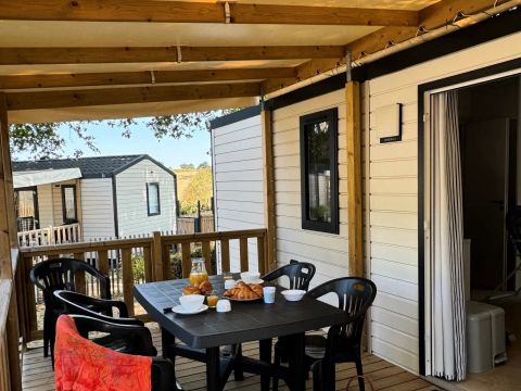 MOBILHOME 5 personnes - Confort Famille 3 Pièces 5 Personnes + TV