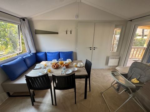 Mobilhome 5 personnes - "CONFORT - FAMILLE KIDS" - 2 chambres - CLIM - TV *NOUVEAUTE 2024*