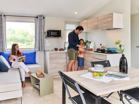 Mobilhome 8 personnes - Excellence - 5 Pièces - Climatisé - TV - 2 salles de bain