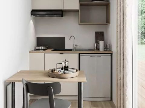 Mobilhome 2 personnes - Excellence - 2 Pièces - Climatisé - TV
