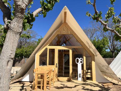 TENTE TOILE ET BOIS 4 personnes - Glamping Kentia