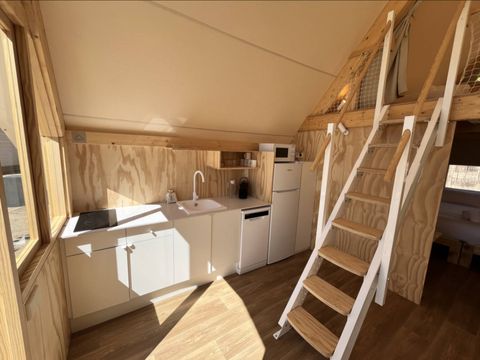 TENTE TOILE ET BOIS 5 personnes - Iris