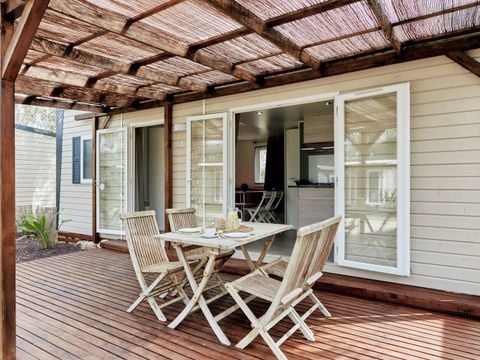 MOBILHOME 4 personnes - Bungalow Supérieur - CLIM - TV - WIFI - DRAPS - SERVIETTES
