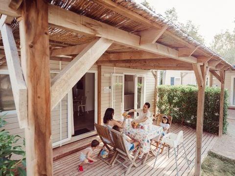 MOBILHOME 4 personnes - Bungalow Supérieur - CLIM - TV - WIFI - DRAPS - SERVIETTES