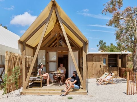 TENTE TOILE ET BOIS 2 personnes - Glamping Cabin-Tent Senyoret