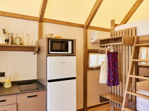 TENTE TOILE ET BOIS 4 personnes - Glamping Cabin-Tent Senyoret
