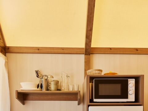 TENTE TOILE ET BOIS 4 personnes - Glamping Cabin-Tent Senyoret