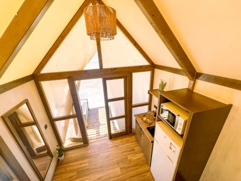 TENTE TOILE ET BOIS 4 personnes - Glamping Cabin-Tent Senyoret