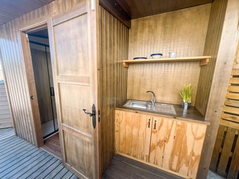 TENTE TOILE ET BOIS 4 personnes - Glamping Cabin-Tent Senyoret