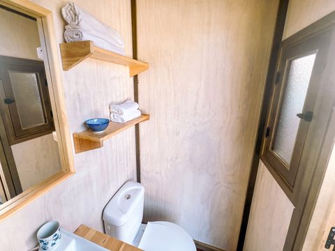 TENTE TOILE ET BOIS 4 personnes - Glamping Cabin-Tent Senyoret