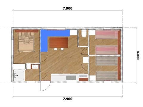 MOBILHOME 6 personnes - Confort Daurada