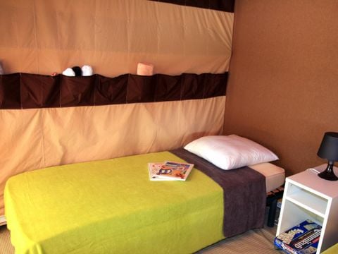 TENTE TOILE ET BOIS 4 personnes - Lodge Nature - Sans sanitaires