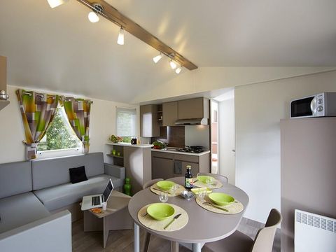 MOBILHOME 6 personnes - Cottage DORDOGNE TRIBU - 3 chambres avec terrasse couverte 18m²
