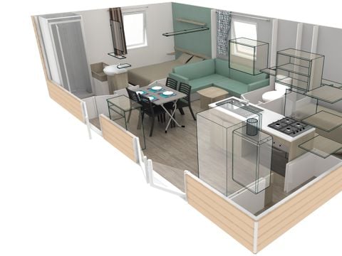 MOBILHOME 6 personnes - Mobilhome Essentiel