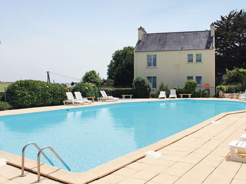 MAISON 9 personnes - Avel Mor (4 CH) avec piscine à 600m de la plage