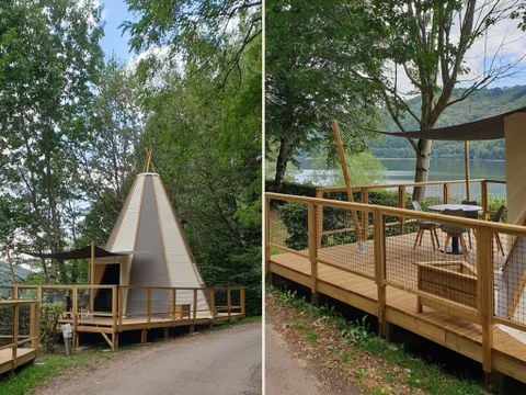 HÉBERGEMENT INSOLITE 5 personnes - TIPI HOME 3ch 5pers - sans sanitaire - 34m2