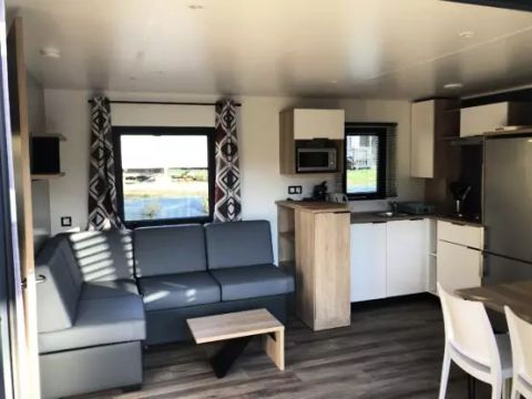 MOBILHOME 4 personnes - Mobil-Home Privilège 3 Pièces 4 Personnes Climatisé + TV