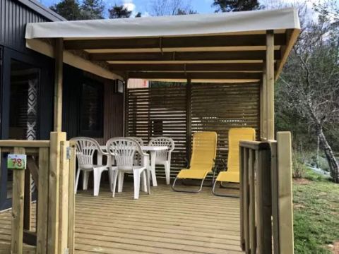 MOBILHOME 4 personnes - Mobil-Home Privilège 3 Pièces 4 Personnes Climatisé + TV