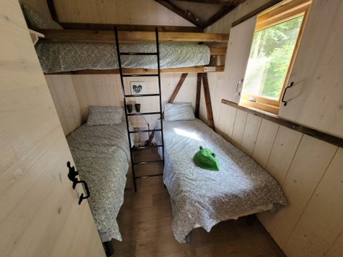 Unique 5 personnes - Premium - Cabane lodge Africa 2 chambres - avec sanitaire