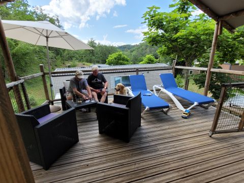 HÉBERGEMENT INSOLITE 5 personnes - Premium - Cabane lodge Africa 2 chambres - avec sanitaire 