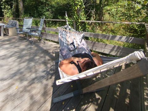 Tente en toile et en bois 4 personnes - Insolite Premium - Tente Bali 2 chambres - avec sanitaire