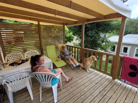 MOBILHOME 4 personnes - Privilège 2 chambres - Dressing - climatisation + TV