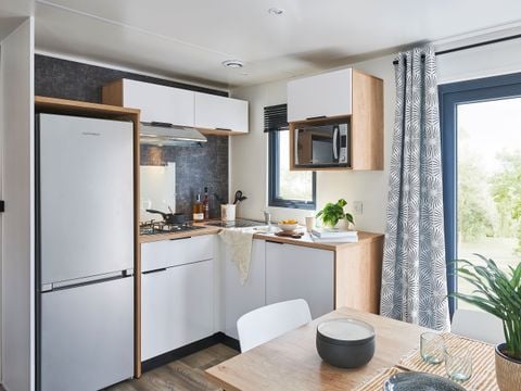 MOBILHOME 6 personnes - Privilège 3 chambres - 1 salle de bain - climatisation + TV