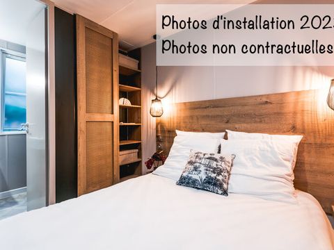 MOBILHOME 4 personnes - New Family BDL 28m² - Clim + TV + Terrasse Couverte