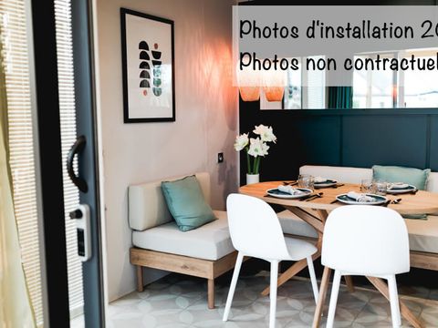 MOBILHOME 4 personnes - New Family BDL 28m² - Clim + TV + Terrasse Couverte